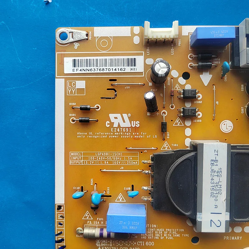 Netzteil platine eax66230701 (1.8) eax66230701 eay63768701 LGP49BI-15CH1 lgp49b1 15 ch1 für LG TV 49lf5400-ub 49lf5420-cb