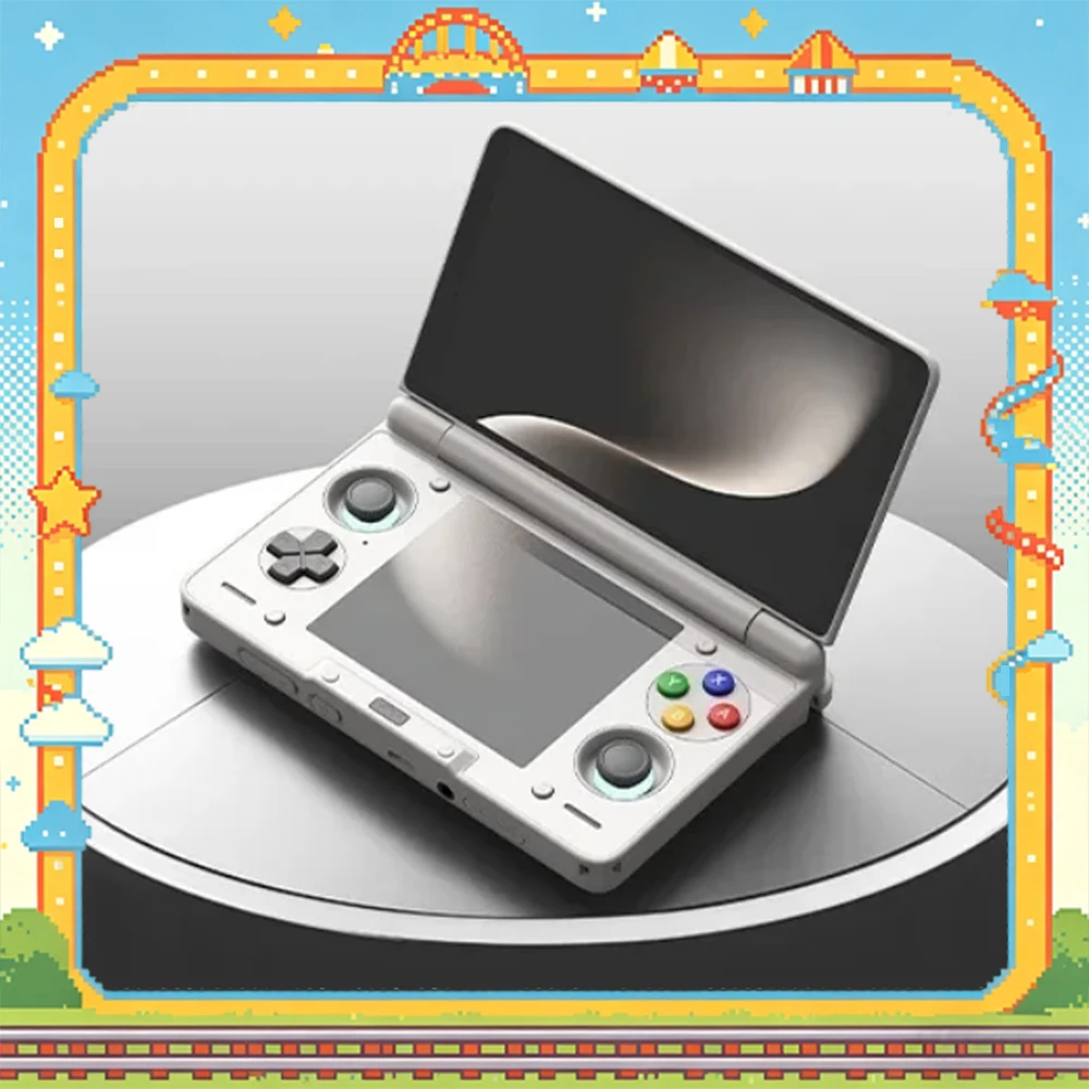 AYN Thor Game Console 6inch 1080P 120Hz AMOLED Screen 6000mAh Portable Android Handheld Console Dual Screen Flip Game Machine