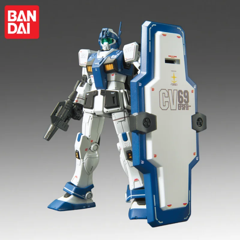 

In Stock Bandai Original Hg 1/144 Gundam Model Gm Guard Custom Action Figure Model Doll Brand New Boxed Anime Characters Toys