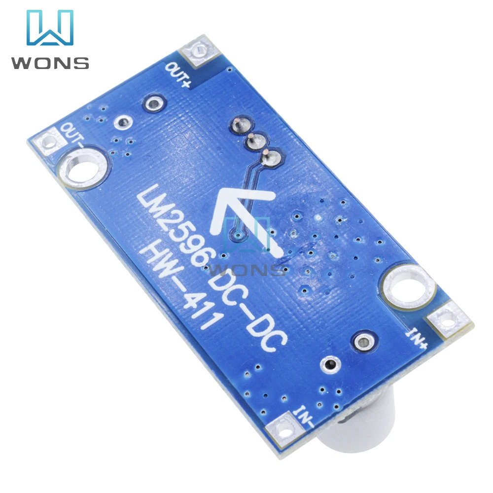 DC-DC Step-down Power Supply Module 3A Adjustable Step-down Module LM2596 Voltage Stabilized From 24 V To 12 V 5 V and 3 V