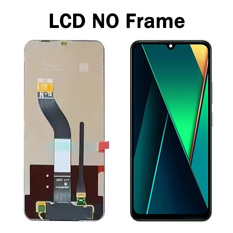 Wyświetlacz 6.88 cala do Xiaomi Poco C75, ekran LCD z digitizerem dotykowym, zamiennik ekranu LCD do Poco C75 z ramką. — zdjęcie produktu 5