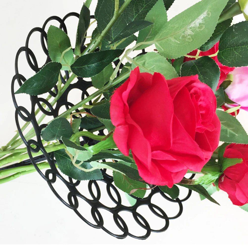 

5pcs Plastic Flower Wrapping Tools Bouquet Holder Durable Fixed Stand for Wedding DIY HomeDecoration GardenSupplies