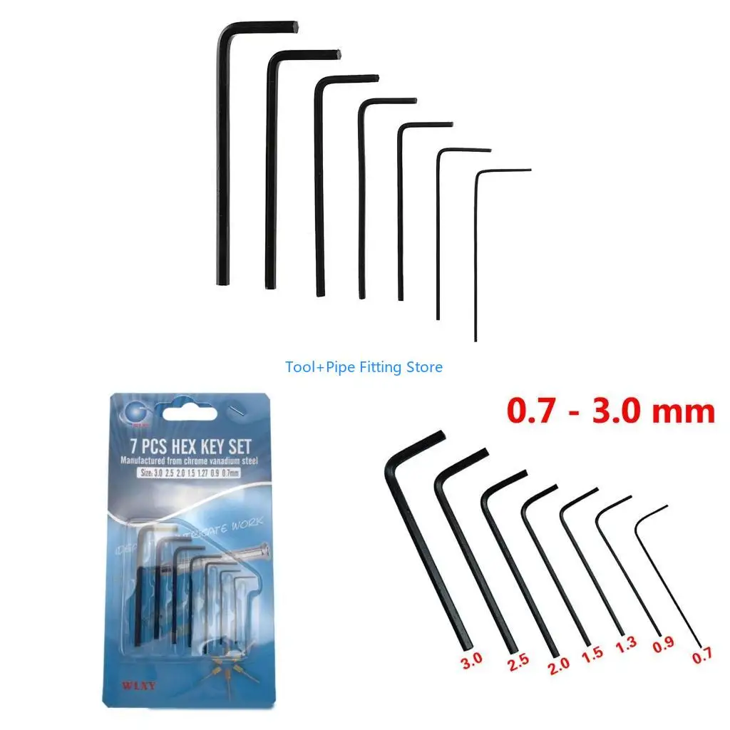 F92B Hexagonal Wrench Set Alloy Steel Perfect For Furniture Assembly Bike Repair