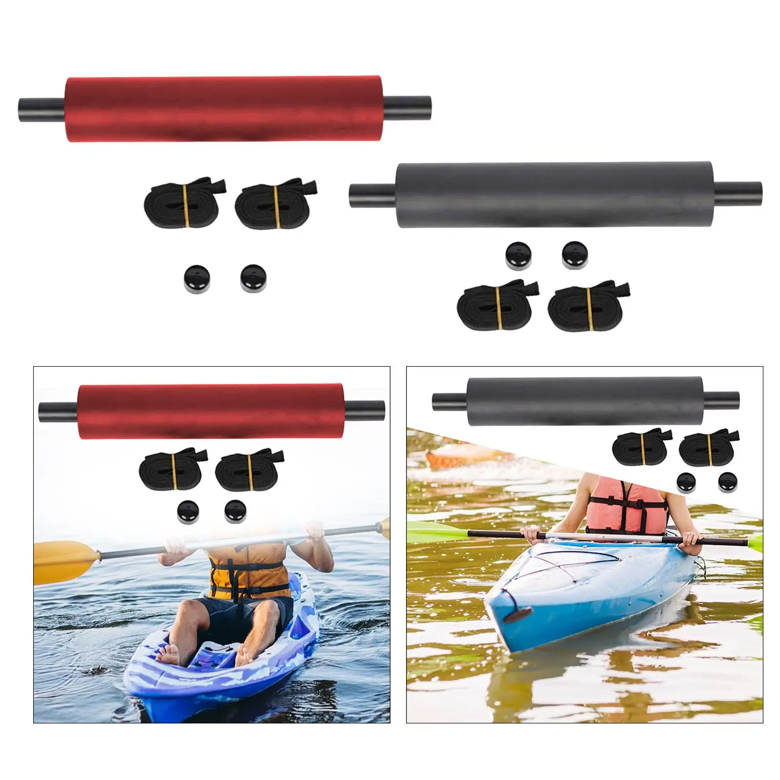 مسند قدم لمقعد الكاياك، مسند قدم للقارب مع شريطين، قطع غيار عملية جيدة #4