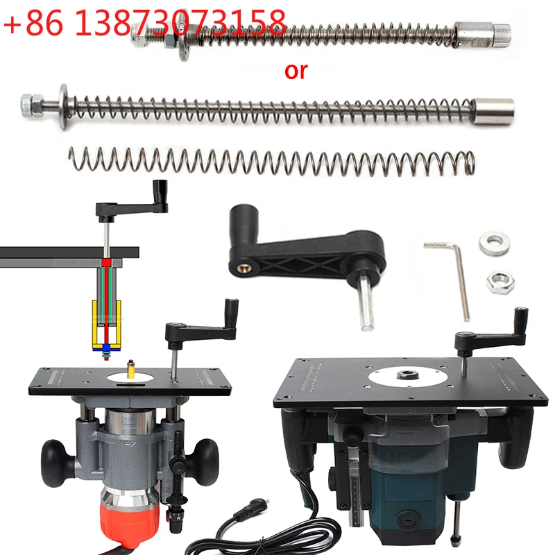 Woodworking Router Lift Retrofit Screws for Table saw Flip Engraving Machine Electric Wood Milling Trimming Machine Insert Plate