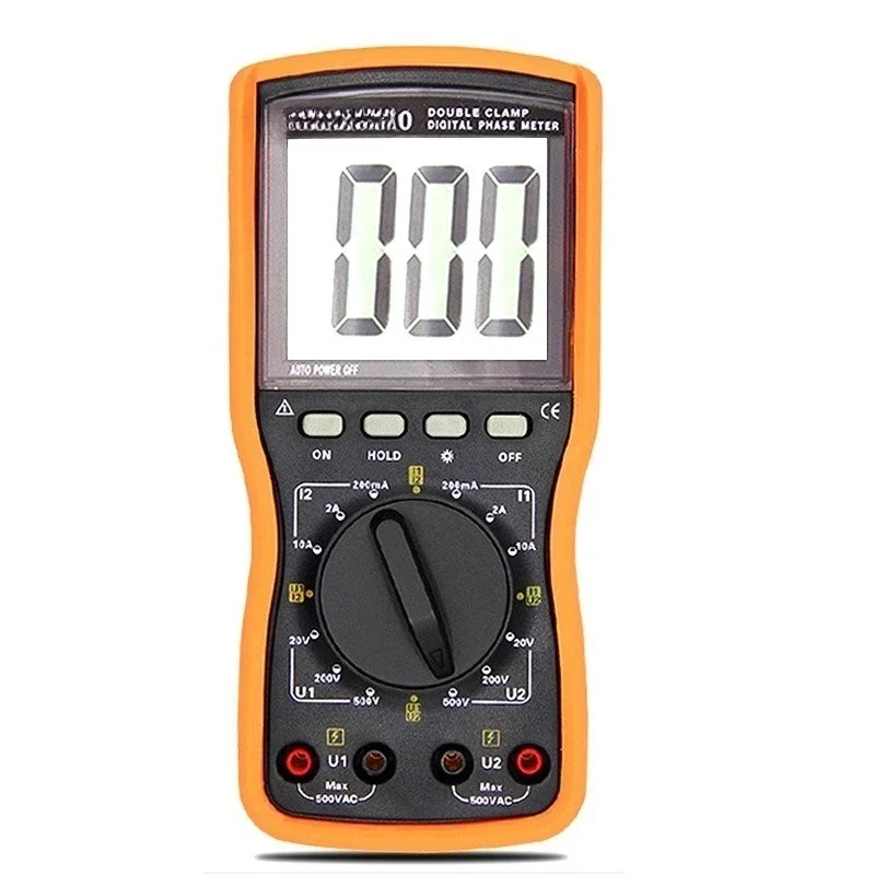 Single and Double Clamp Phase Voltammeter VC4000M/4100 High Precision Three-Phase Phase Sequence Detector Phase