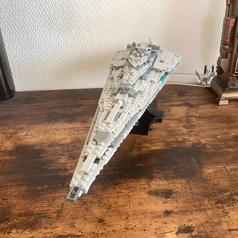 ใหม่MOC Midi Scale First Order Finalizer Star Destroyer Starship Building Blocks SpacepalneอิฐDIY Assemblyของเล่นของขวัญ