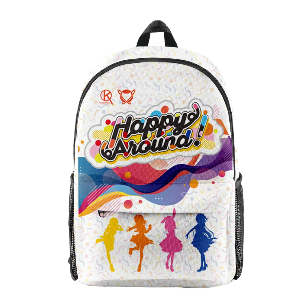 Classic D4DJ All Mix Anime pupil Bookbag Notebook Backpacks 3D Print Oxford Waterproof Boys/Girls Fashion Travel Backpacks