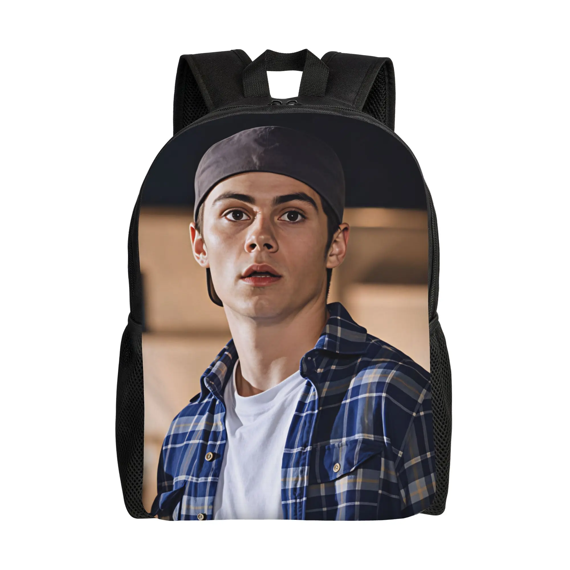 Dylan O’Brien  Backpack Male  Large Backpacks Polyester Funny High School Bags Sport High Quality Rucksack