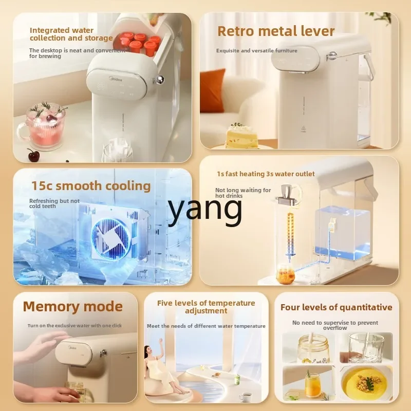 lcx instant cooling water dispenser household small desktop water bar free installation 3