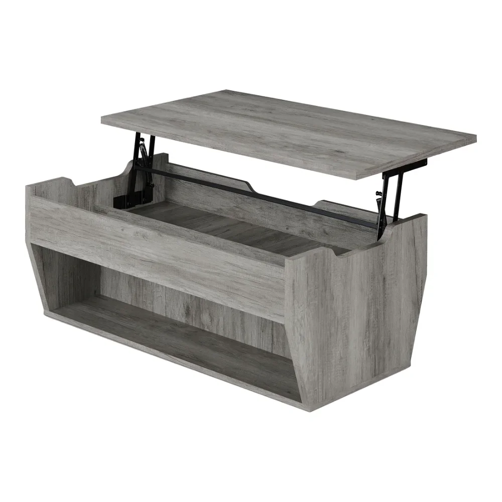 Chet Lift-Top Couchtisch, Grau