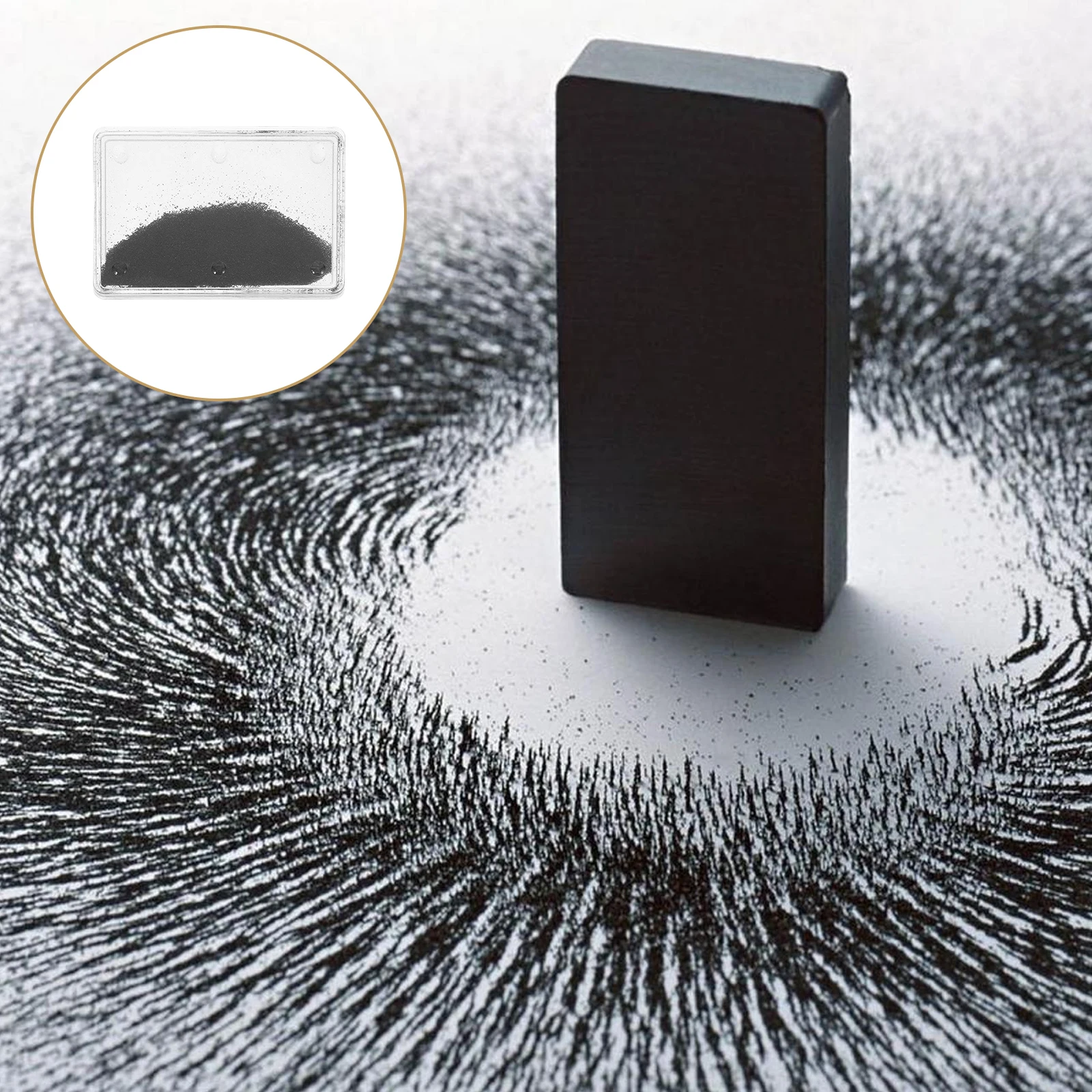 Magnetic Field Iron Filing Box Science Experiments Learning Metal Shavings Oxide Show Aerogel Powder Kids Fillings Durability