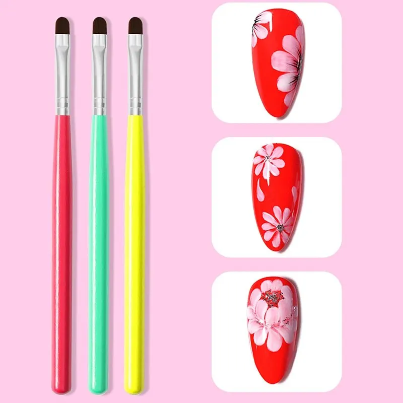 8pcs Nails Art Brush Pen 3D Tips Pattern Phototherapy Acrylic UV Gel Extension Builder Coating Painting Pen DIY Manicure Toos