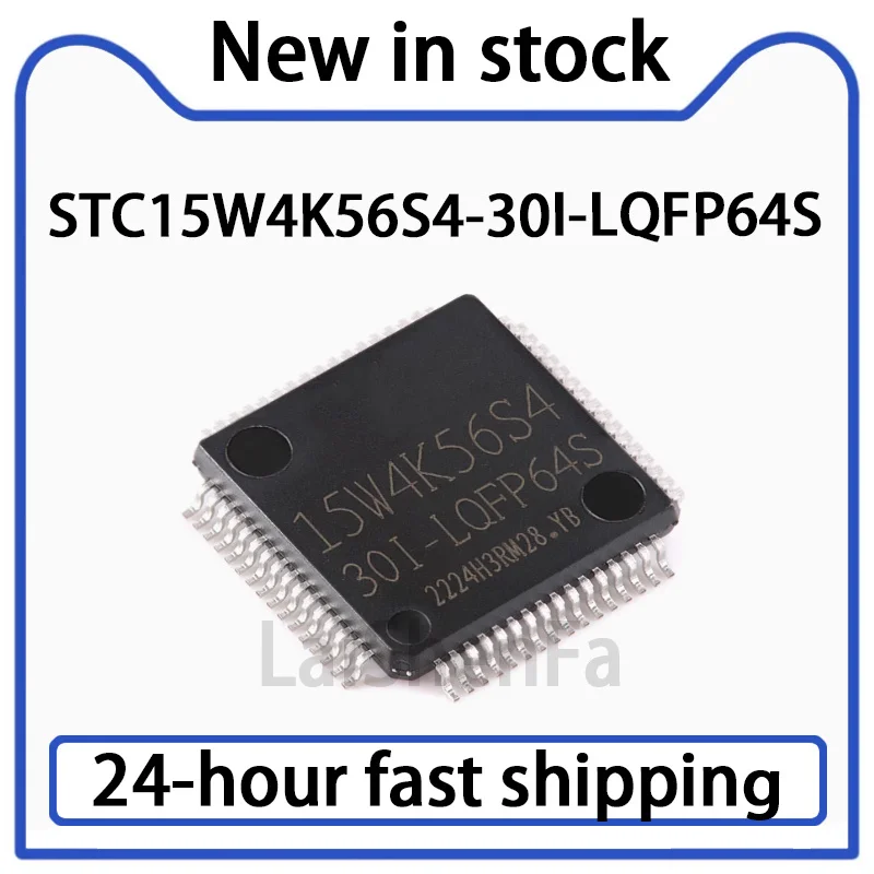 1PCS STC15W4K56S4-30I-LQFP64S Enhanced 1T 8051 Microcontroller MCU Stock