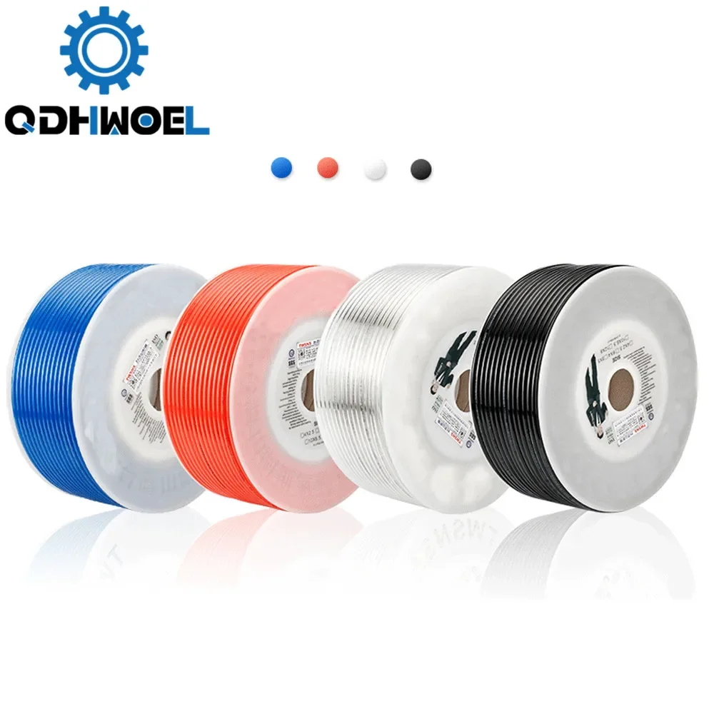 1M Air Tubing Pneumatic Pipe Tube Hose Gas Pipe Hose 10mm OD 6.5mm ID 8mmx5mm 6mm x 4mm 2.5mm 12x8mm Transparent Blue Red PU