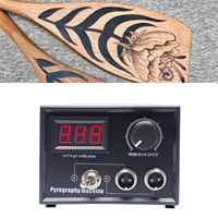 60W Wood-Burning Kit, Adjustable Temperature Pyrography Machine with Digital Display