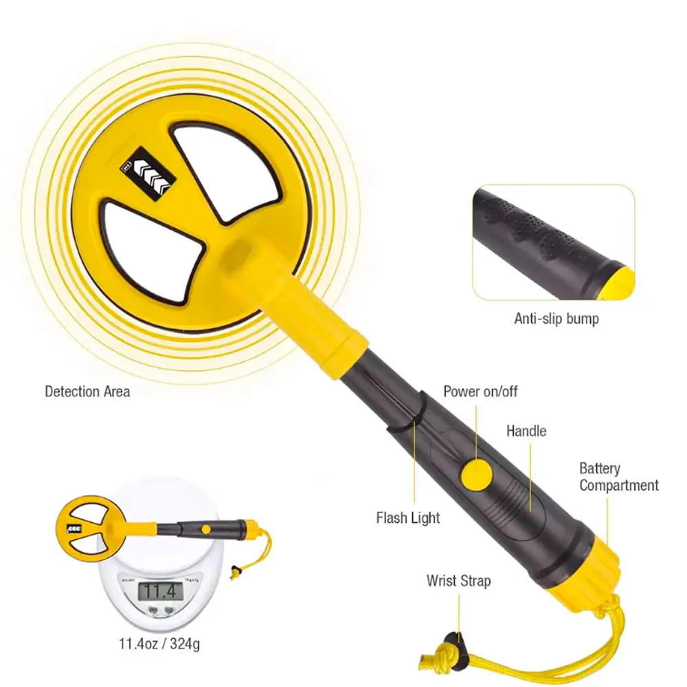 Professional Fully Waterproof MD-790 Metal Detector Electric Underwater Gold Treasure Search Device Industrial Plastic