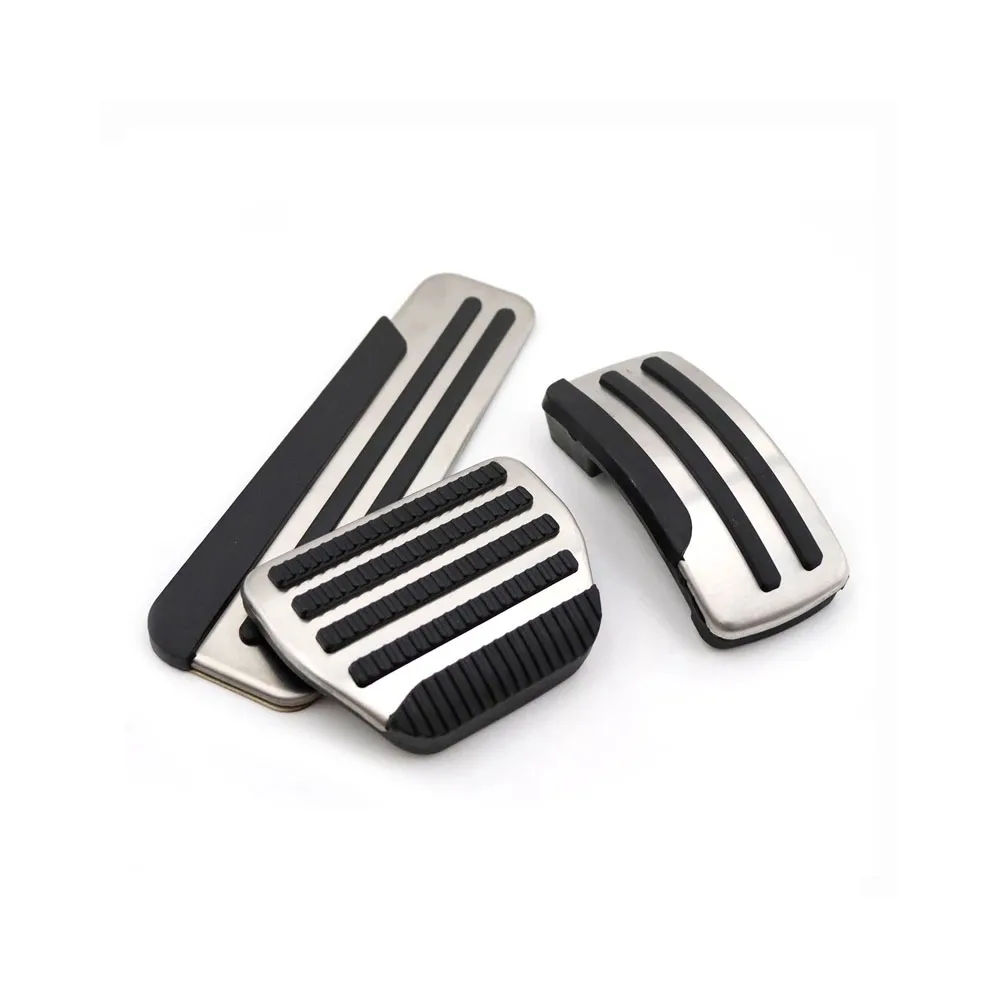 For Nissan Datsun Sunny Sentra Tsuru B11 Car Foot Pedals Stainless Steel Pad Fuel Brake Non-slip No Drilling Alloy Auto Covers