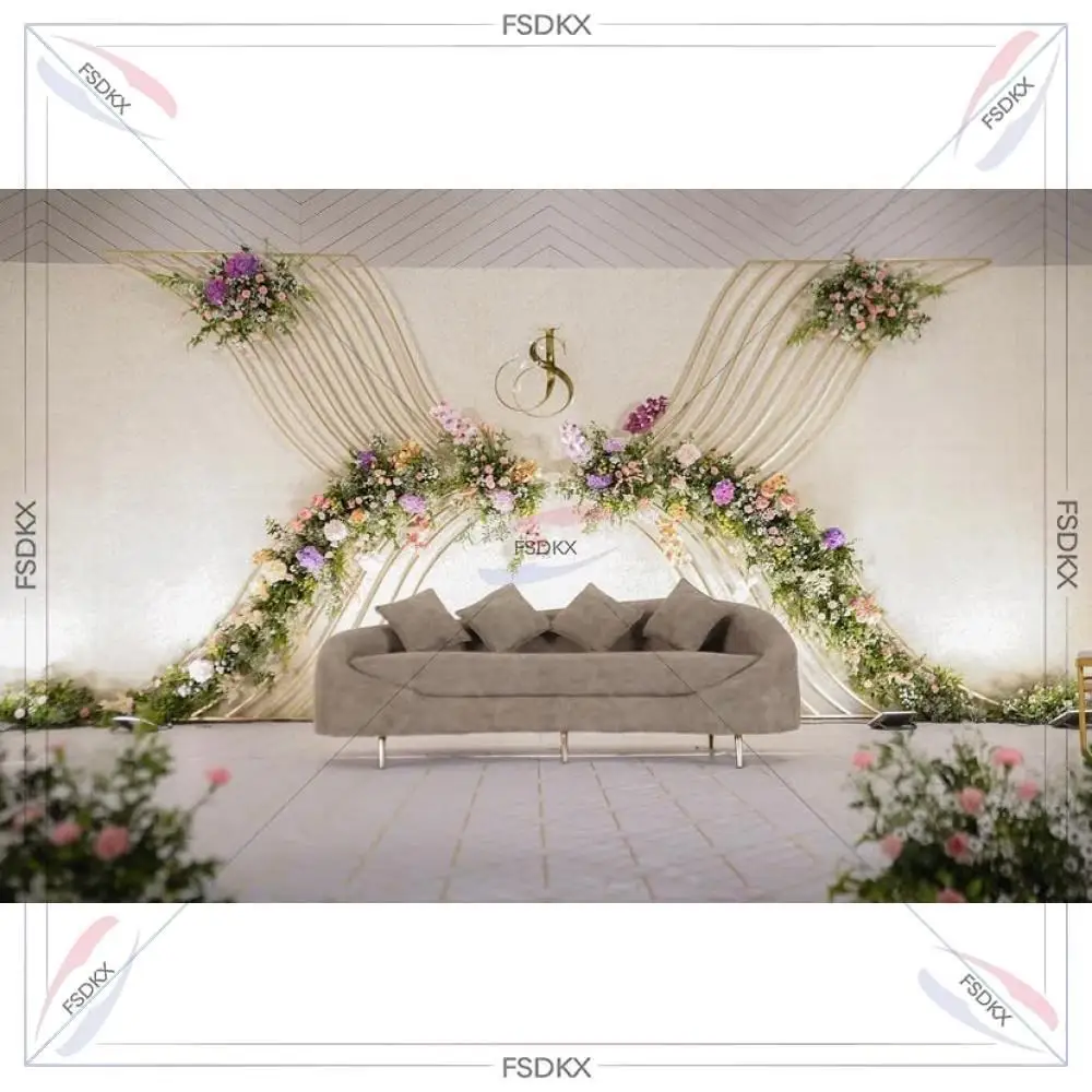 

Popular Acrylic PVC White Shape Removable Backdrop Board Wedding Decoration Backdrop for Event Decoration