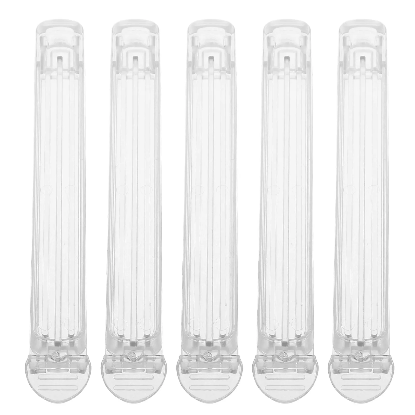 

5Pcs Food Bag Clips Tight Sealing Clamps for Freshness Preservation Snack Packaging Tea Leaves Powdered Milk Chips Freezer