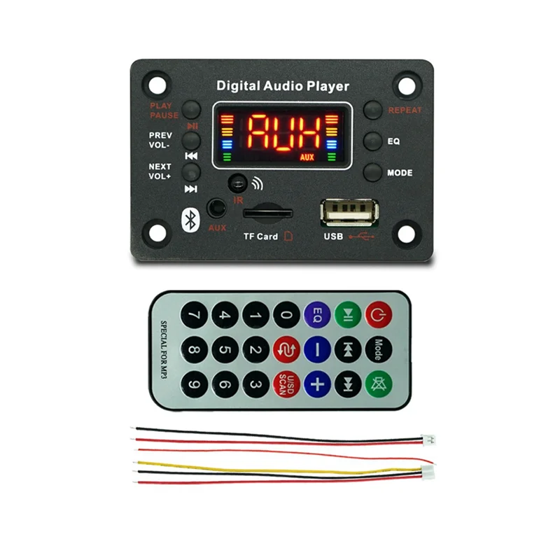 

MP3 Player Module Bluetooth-Compatible JQ-N95 with Power Amplifier Decoder Board Amplifier Car FM Radio Module-BLife
