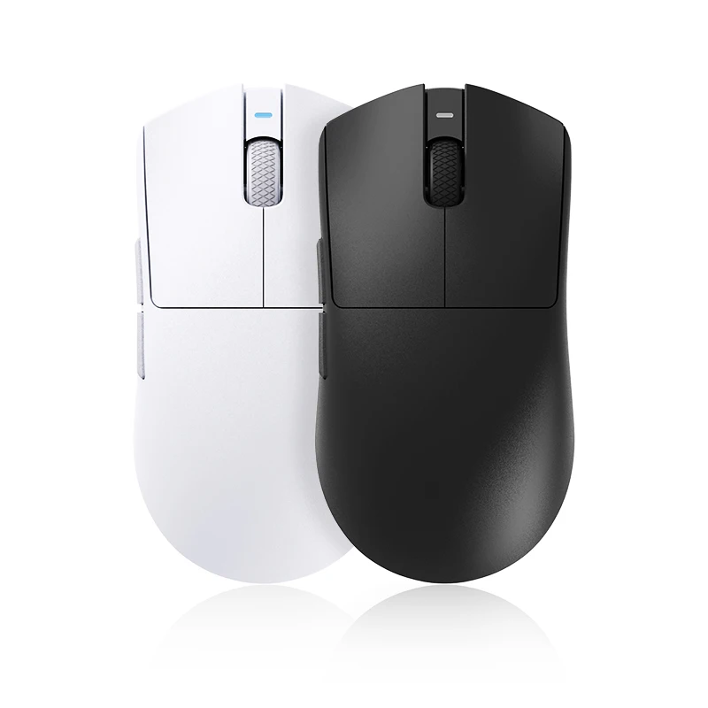 High Quality Dual 8K Wireless Mouse PAW3395 Sensor Three Modes  Charging Dock Mouse Customized Laptop Wireless Gaming Mouse