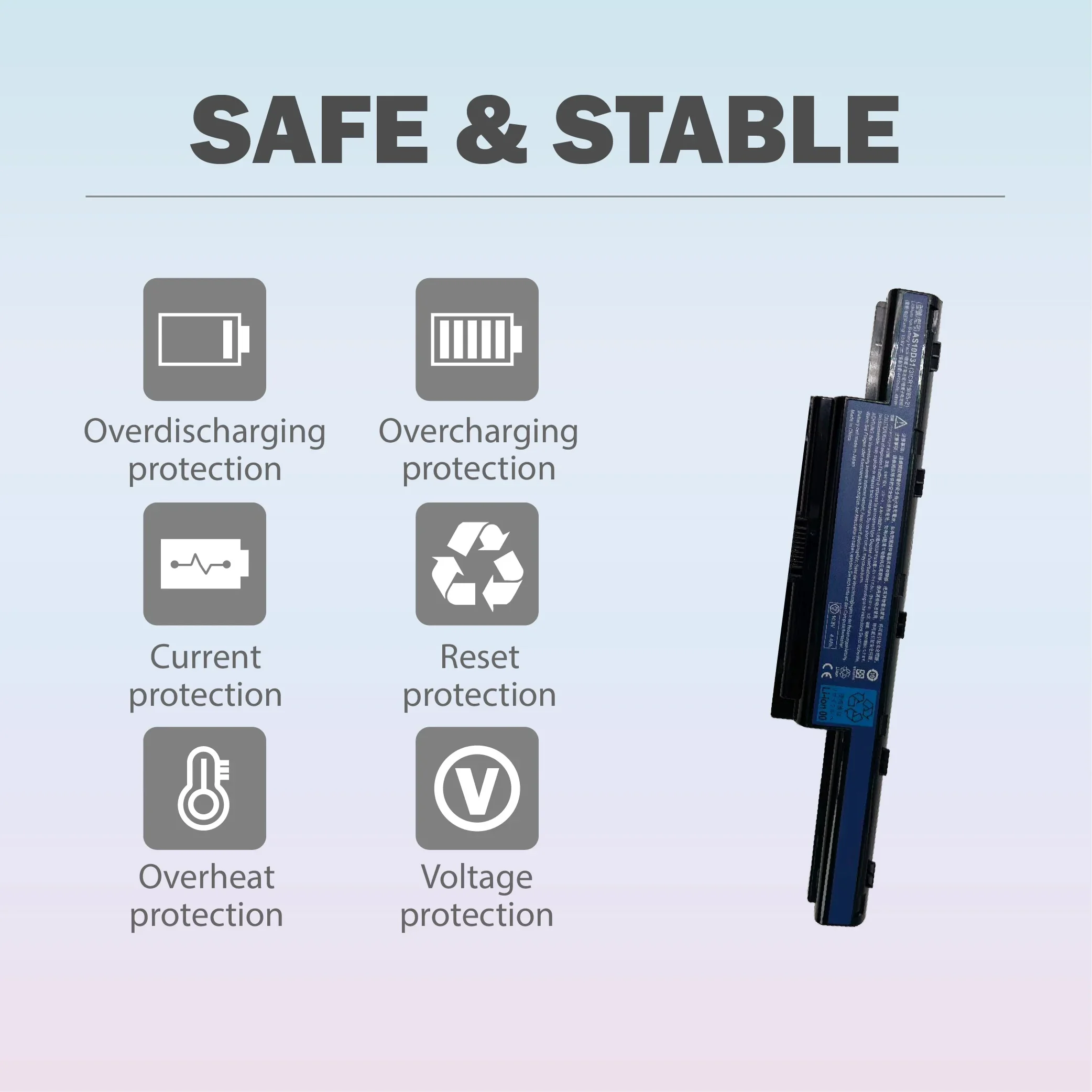 Laptop Battery AS10D31 for Acer Aspire 5741 5742 5750 5551G 5560G 5741G AS10D3E/AS10D51/AS10D61/AS10D71/AS10D75/AS10D81