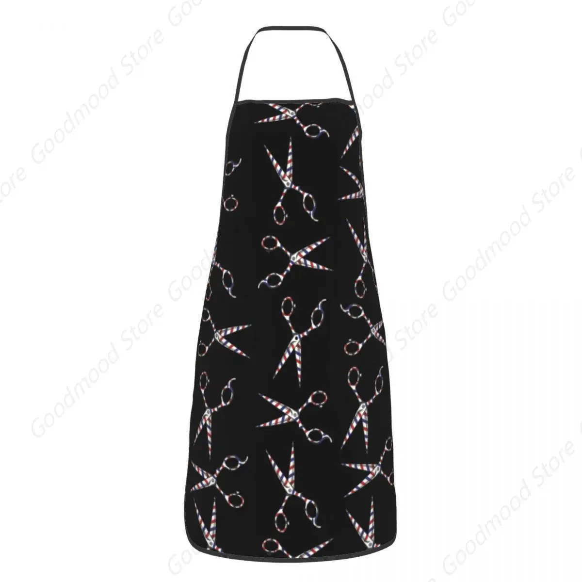 Tijeras Vintage corte de pelo delantales de rayas de moda peluquero adulto Unisex Cocina Chef babero Tablier cocina hornear