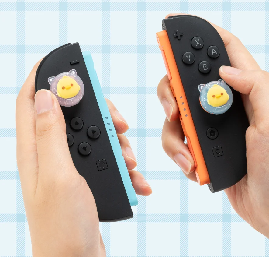 بلينغ داك سيليكون لينة متحكم الأصابع xbox one قبضة غطاء عصا التحكم غطاء لنينتندو سويتش 2 Joycon بريق NS2 تحكم Thumbstick #4