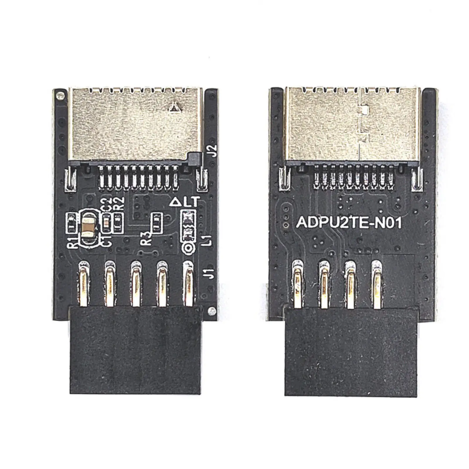 9 Pin Female Header to Type E Adapter Motherboard 9Pin Extension USB 2.0 9 Pin to Type C A Key Front Connector Converter Adaptor