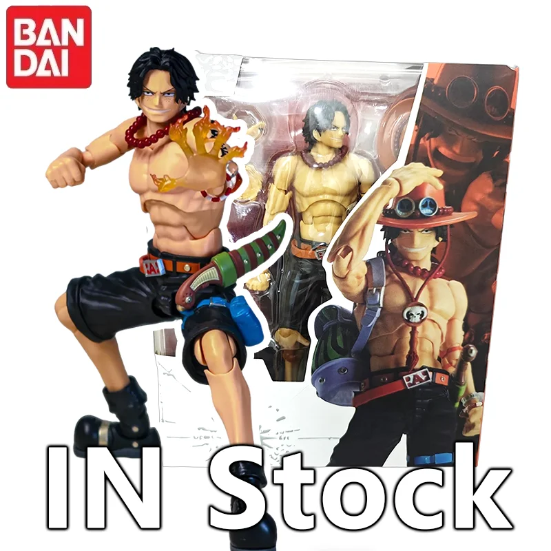 

17cm PVC Movable SHF One Piece Portgas D. Ace Fire Fist Ace Anime Action Figure Collection Model Decoration Toys Gift