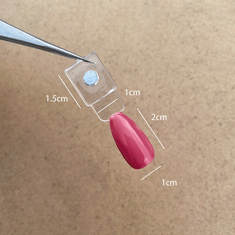 24PCS Polnischen Farbkarte Magnetische Falsche Nagel Spitze Display Klare Farbe Karte Polnischen Gel Stand Bord Nagel Palette Nagel kleber Praxis