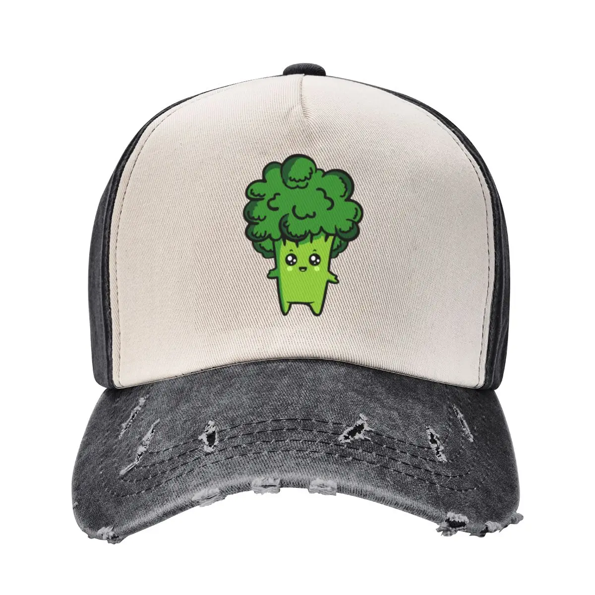 

Broccoli Kawaii Anime Aesthetic Funny Japanese Food Art Baseball Cap Icon custom caps New Hat Trucker Hats For Men Women's