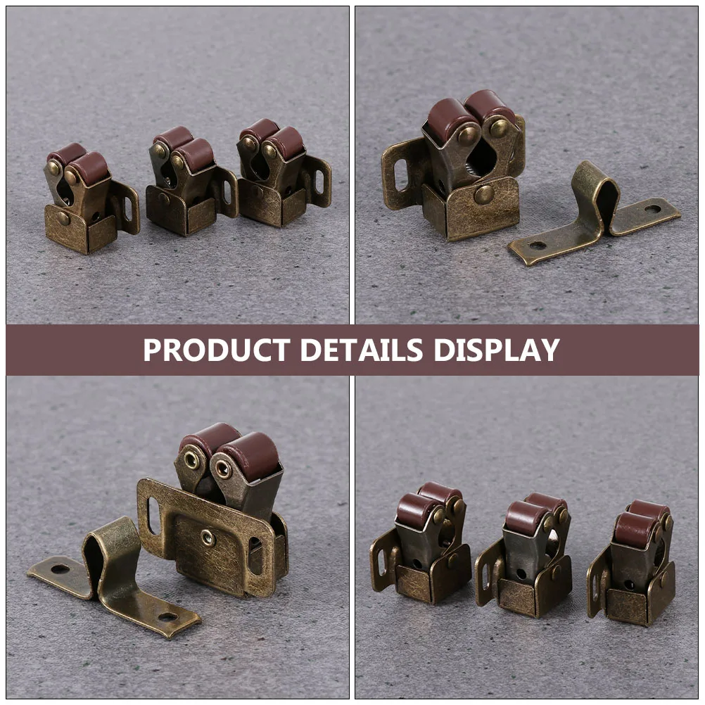 

12pcs Door Catch High Grade Thick Material Steel Forging Cabinet Doors Roller Latch Kitchen Bedroom Living Room