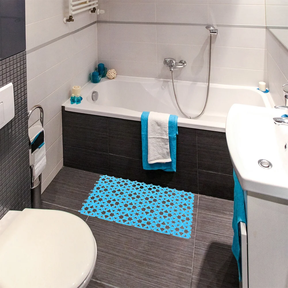 

6Pcs Non-Slip Floor Mat Pet Cage Cushion Dense Holes Quick Drainage Easy to Rinse Cage Pad Non-Slip Floor Mat Pet Supplies