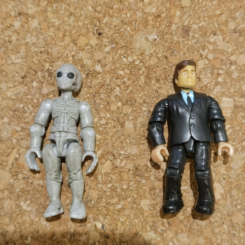 Mega Construx Heroes Series 5 The X-Files Alien Gray Fox Mulder（2 figures）toy