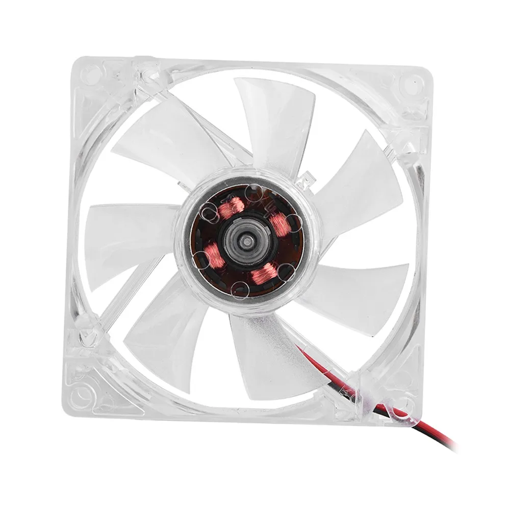 Durable 80mm LED Cooling Fan 12V Blue/Colorful PC Case Fan 4Pin Computer Cooler Computer Cooling