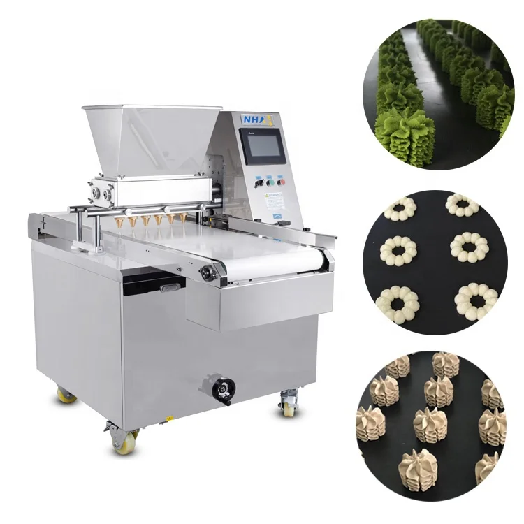 NH102 Automatic Cake Forming Machine Making Choco Cutter Food & Beverage Biscuits Snack Factory Equipo Para Hornear