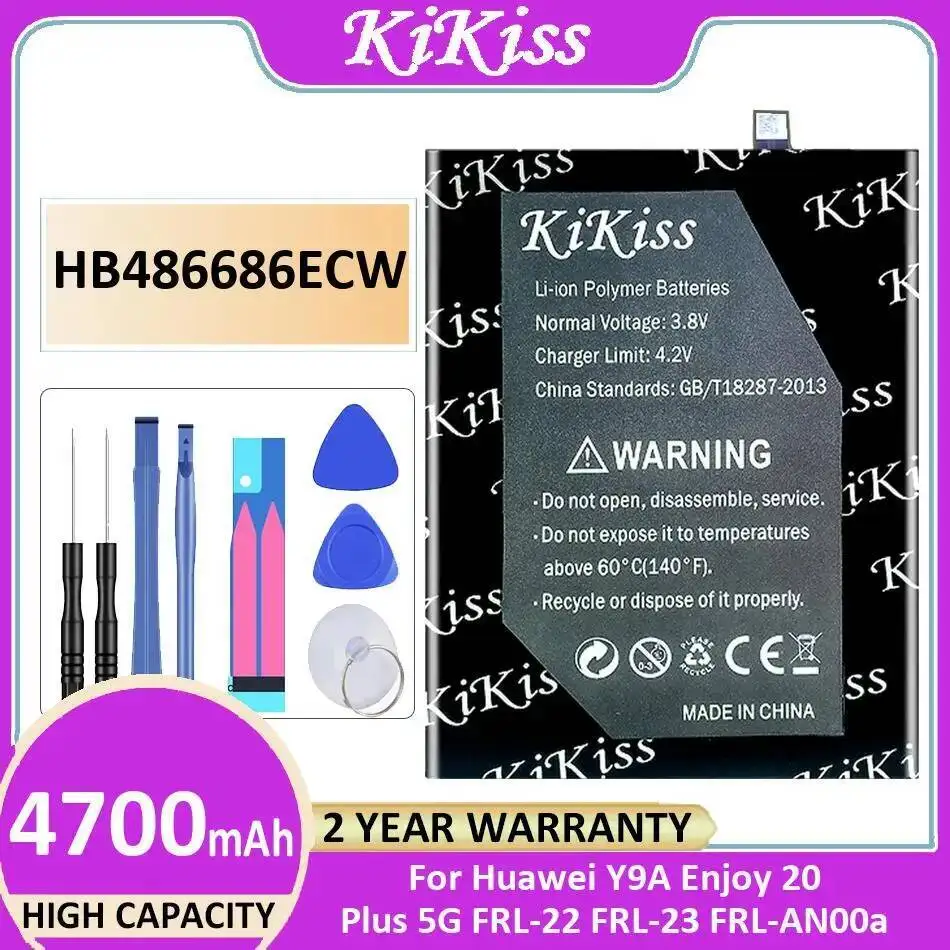 

Аккумулятор мобильного телефона HB486686ECW 4700 мАч для Huawei Y9A Enjoy 20 Plus 5G Frl-22 Frl-23 Frl-An00a