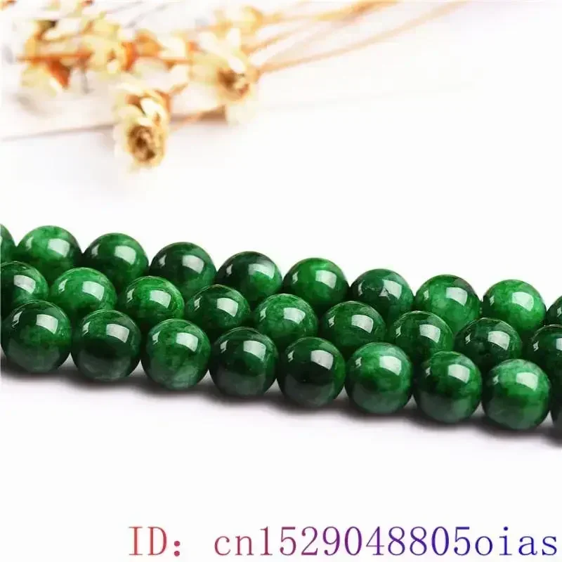 Natural Green Real Jade Beads Accessories Gift DIY Luxury Amulets Designer Stones Charms Jewelry Making Carved Emerald