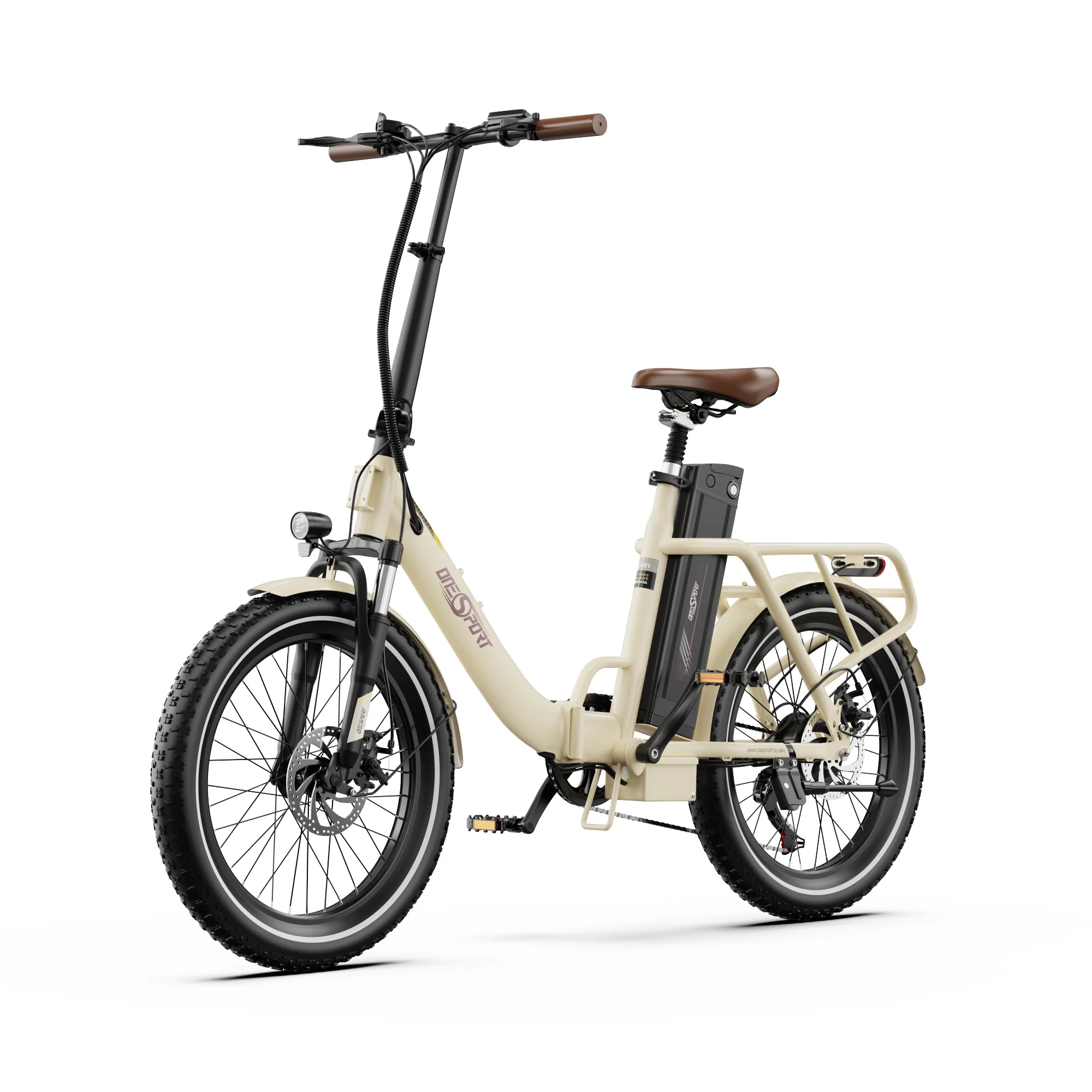 ONESPORT OT16-2 250W Motor 48V 17Ah Batterij 25KM/u Stadsfiets Elektrische Fiets - afbeelding 2
