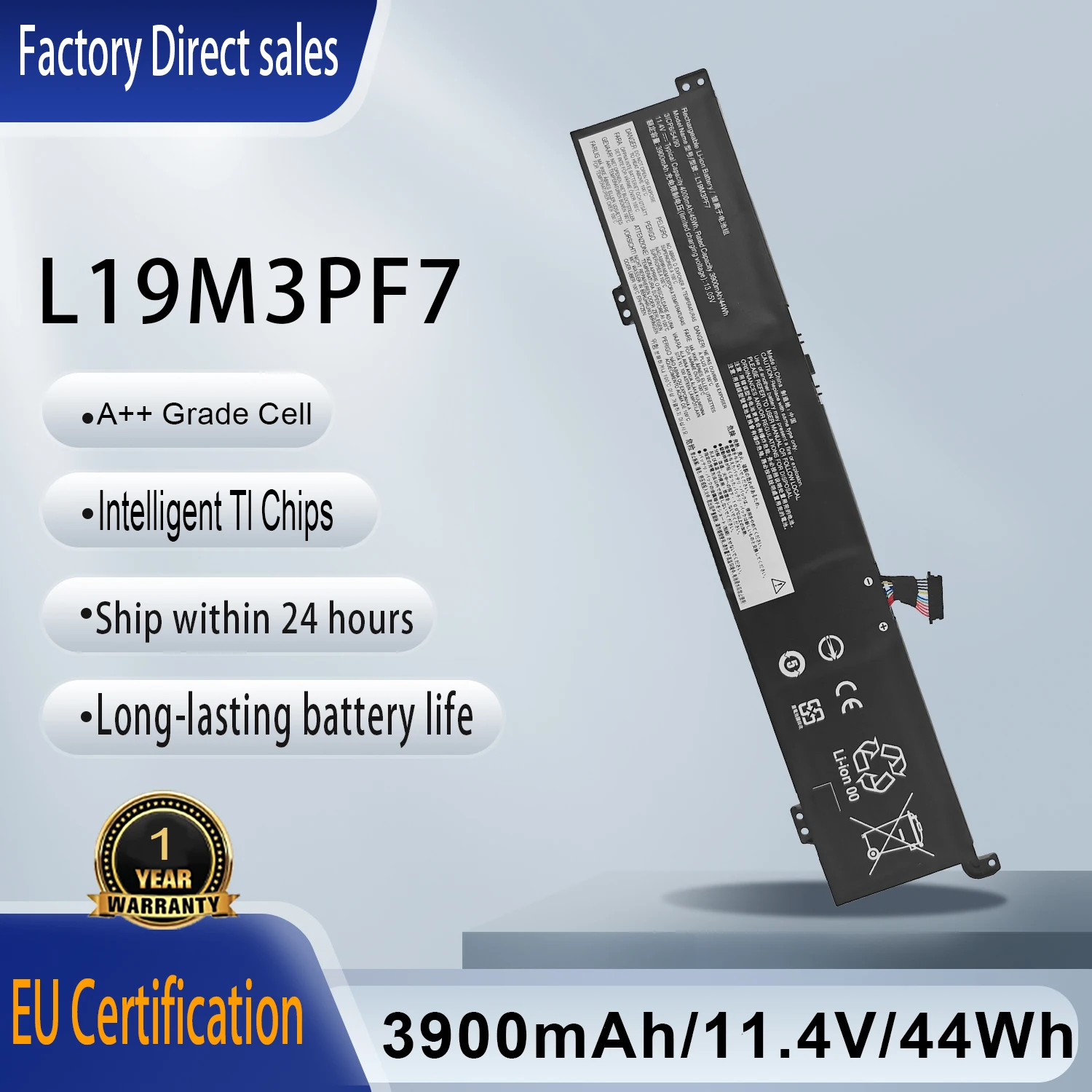 L19M3PF7 Laptop Battery For Lenovo ThinkBook 15p IMH 20V3 G2 ITH 21B1 ITH deapad Creator 5-15IMH05 82D4 Gaming 3i 15IMH05 Series