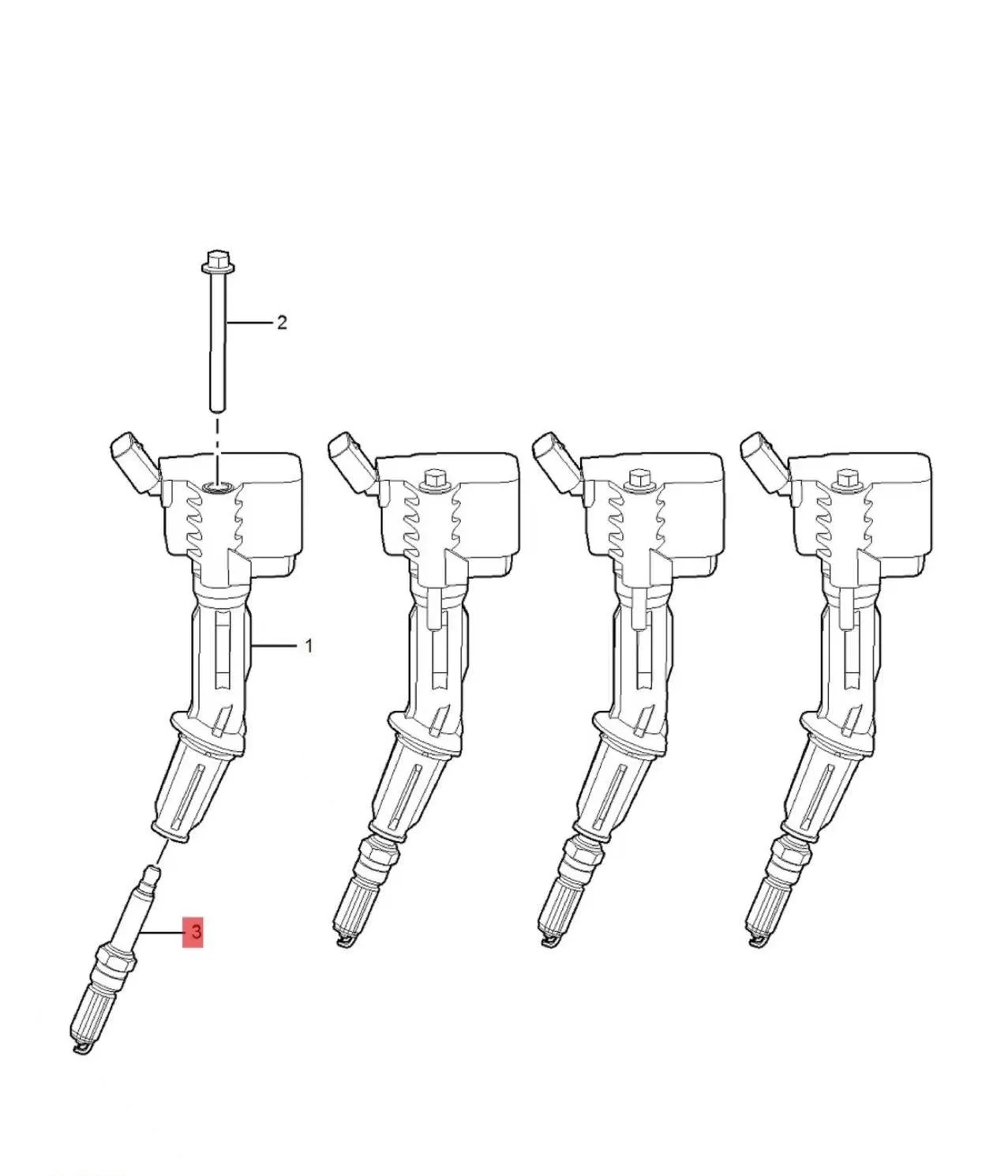 (4pcs/lot) 2 models Spark Plug kit for Chinese SAIC ROEWE i5 i6 new MG5 MG6 1.5L 1.5T Autocar motor parts 10427930