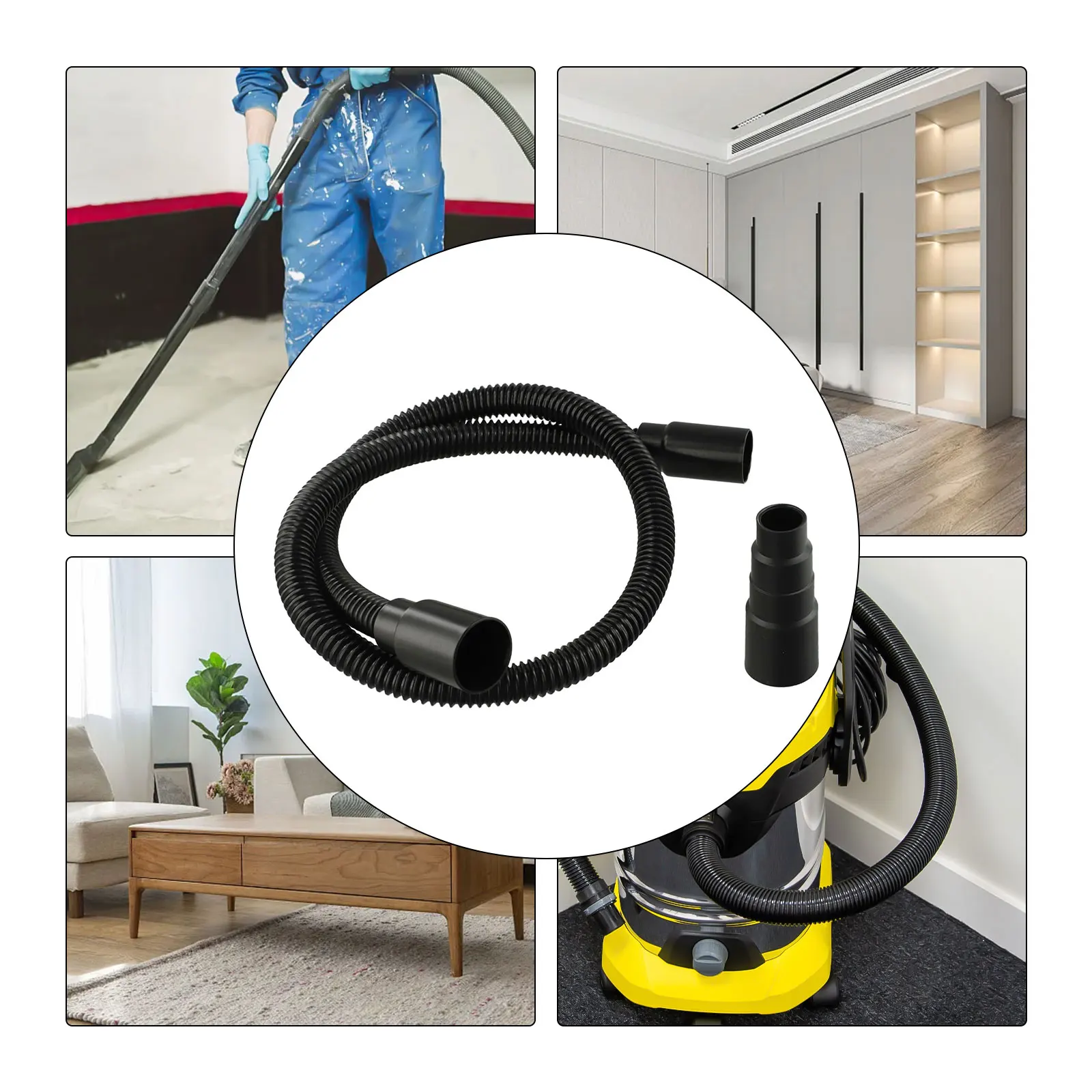 1m for karcher Suction Set Flexible Suction For Tools Workshop Equipment for Power Tools Adapter Dust Extraction System