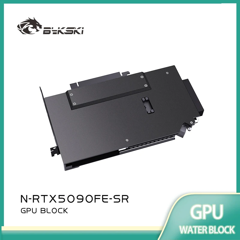 Bloque de Refrigeración para GPU Bykski, Totalmente Metálico, para Tarjeta Gráfica NVIDIA RTX5090 Founders Edition, Radiador de Cobre para PC, N-RTX5090FE-SR