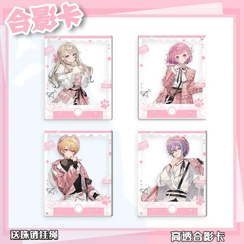 Tenma Tsukasa Kamishiro Rui Photo Card Anime KeyChain Kusanagi Nene Men Key Chain for Women Figure Acrylic Keyring Pendant Gift