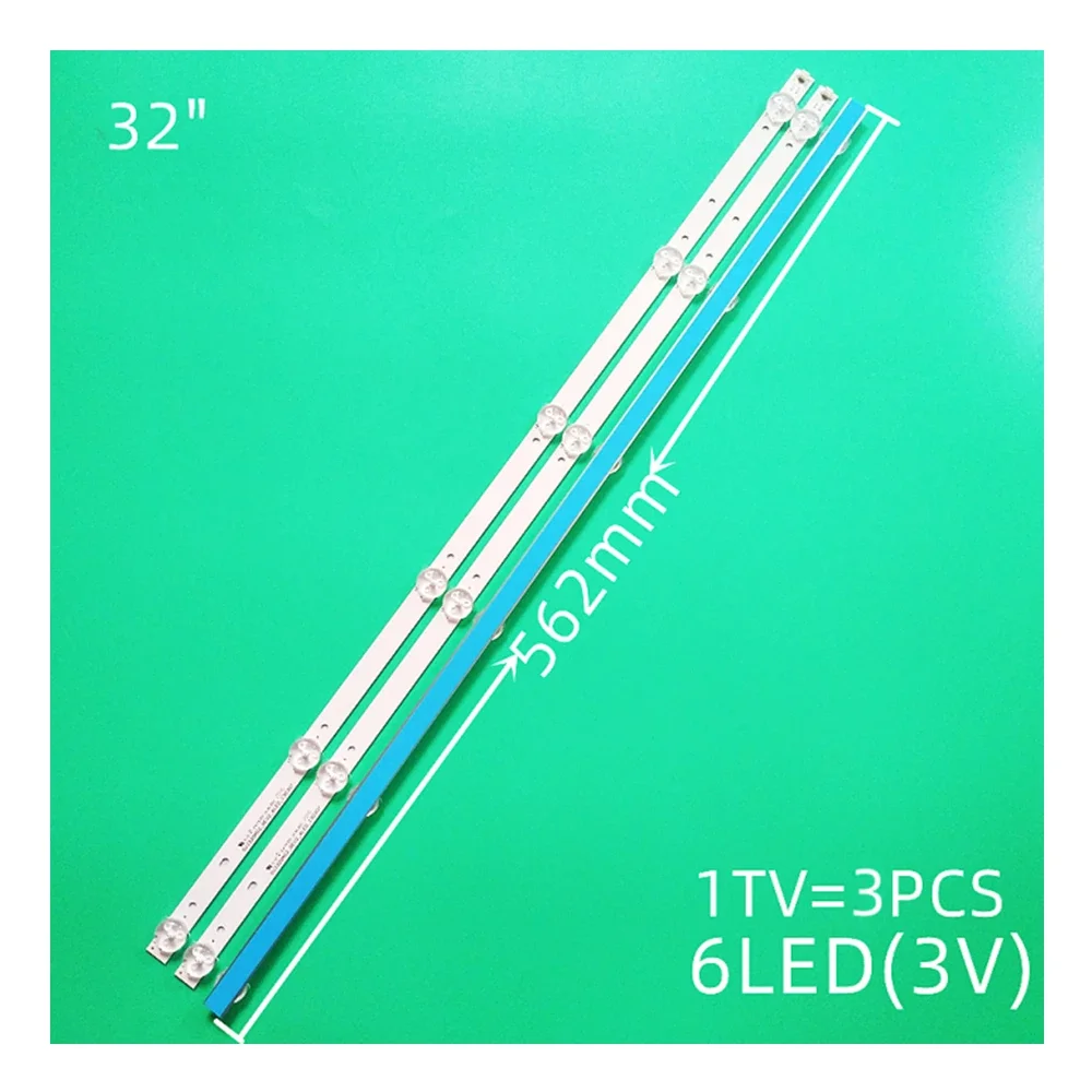 

LED Strip Lights, New, 30 PCs per Lot, SVJ320AG2, 32D2000, SVJ320AK3, SVJ320AL14, 562mm