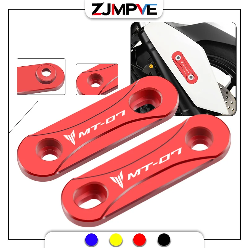 

New Style mt-07 mt-09 Motocycle Accessories Front Axle Coper Plate Decorative Cover For YAMAHA MT-07 FZ-07 MT-09 FZ09 FJ09 14-23