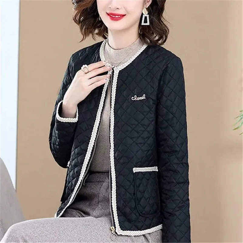 2024 New Women\'s Fashion Lightweight Cotton Clothes Spring Autumn Winter Jacket Soft Warm Cotton Coat  Short Cotton Clip Coats