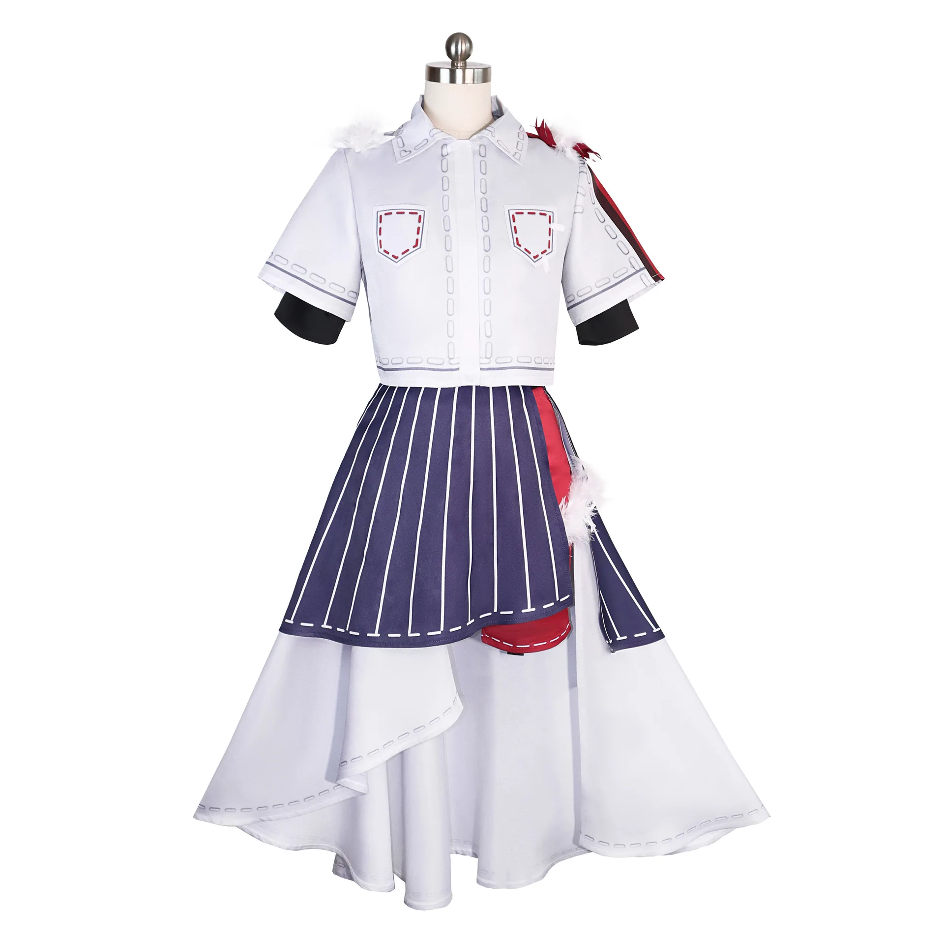 Костюм для косплея Fifth Qiao Ling, антикварный агент времени дилера, игровой костюм для косплея в одном стиле для выставки комиксов